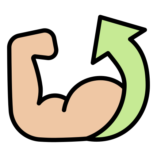 Muscle Growth Icon